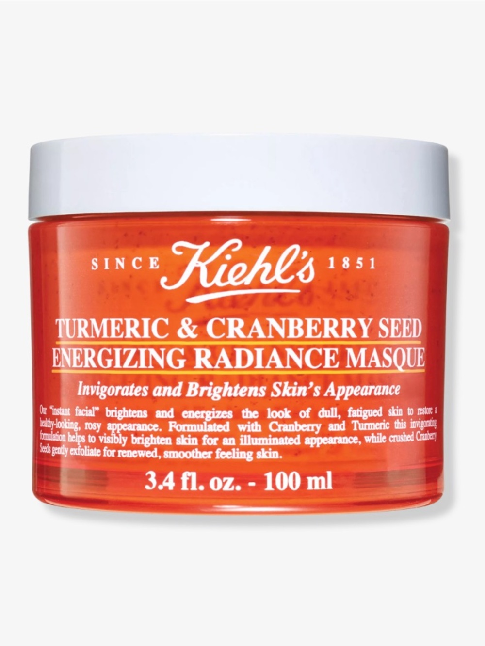 Kiehl's Turmeric & Cranberry Seed Radiance Mask - clay face mask